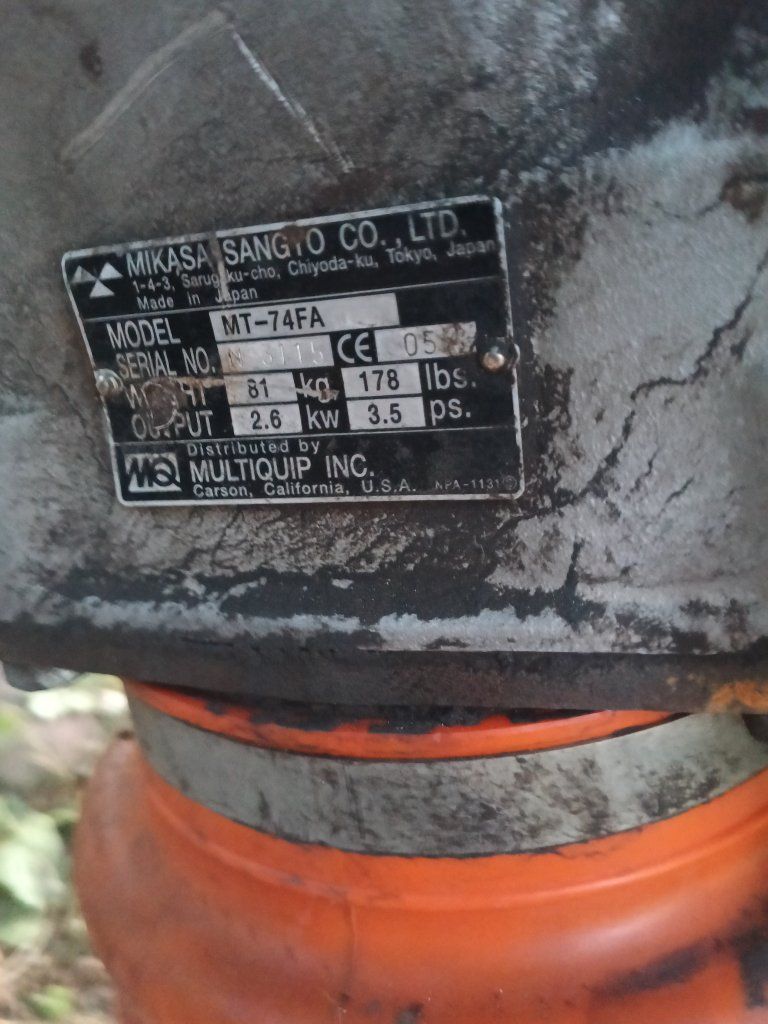 Multiquip Mikasa MT-74F Jumping Jack Rammer Soil Compactor .Make offer.