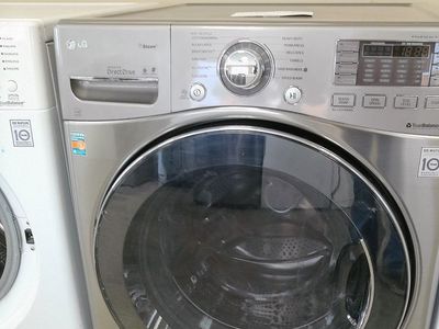 Silver Color Stackable Front Load Washer~Works Like New~90 Day Guarantee