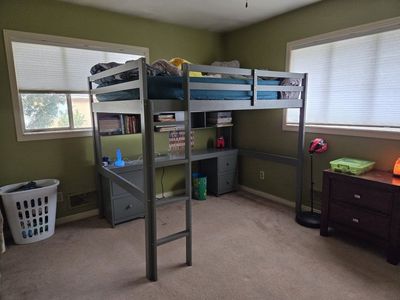 full size loft bed, no mattress