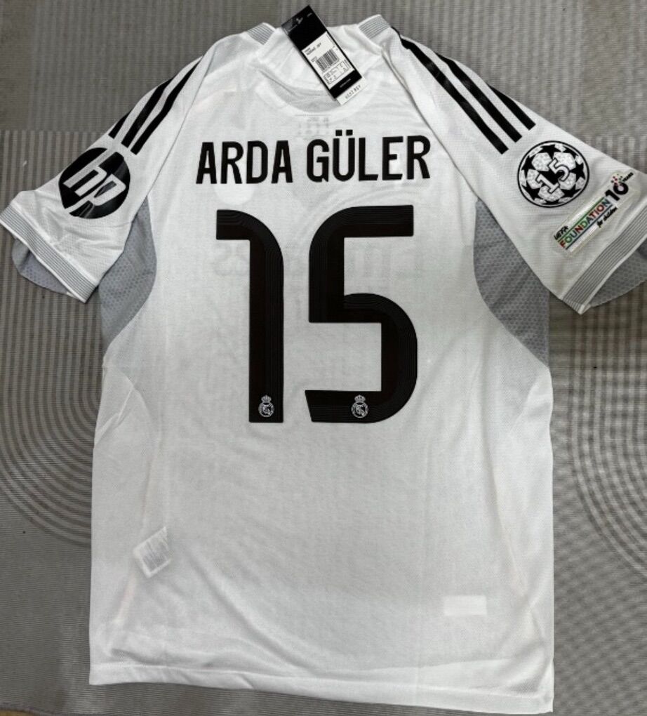 Güler #15 | L | Real Madrid 2025-26 Home Jersey