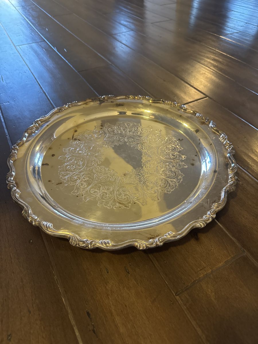 Large Silver Plated Dish/Plate/Platter