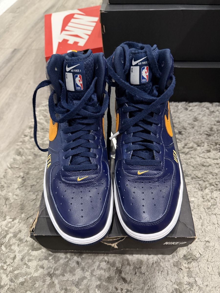 Custom Made Utah Jazz Air Force 1’s