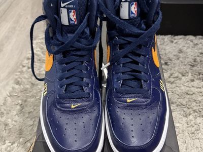 Custom Made Utah Jazz Air Force 1’s