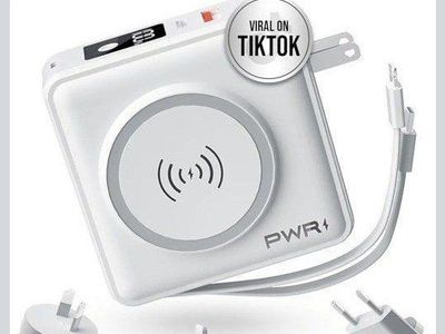 PWR+ 5-in-1 Power Bank Charger 10000mAh new