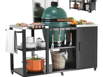 YITAHOME 25 Inch Outdoor Grill Cart NEW