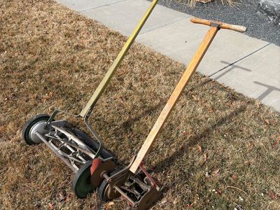 Vintage mower and trimmer
