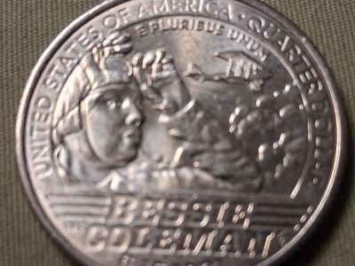 Bessie Coleman Quarter 2023 - American Women Quarters Program - Uncirculated Coin