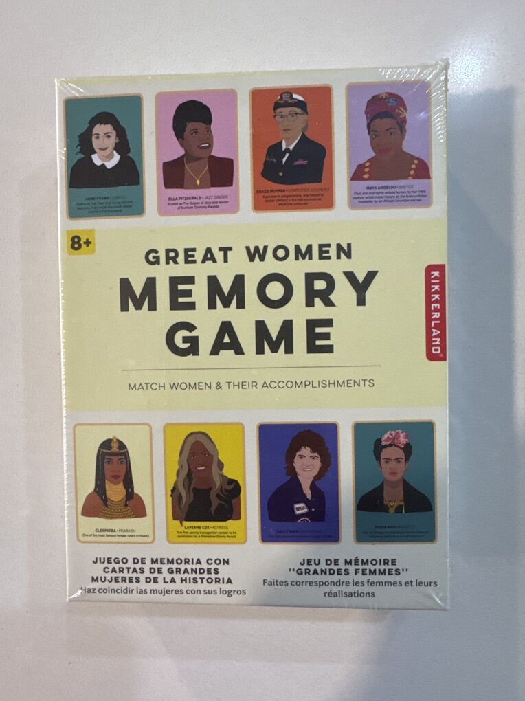 Great Women Memory Card Game 40 Pcs Match $4