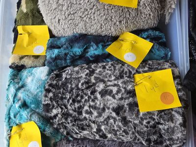 Over 100 yards of Minky Fabric