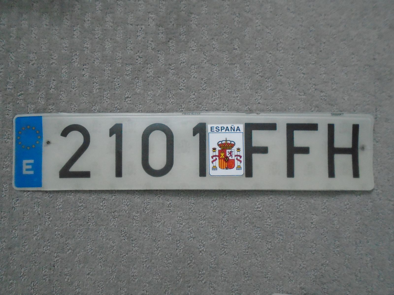 Spain Automobile License Plate
