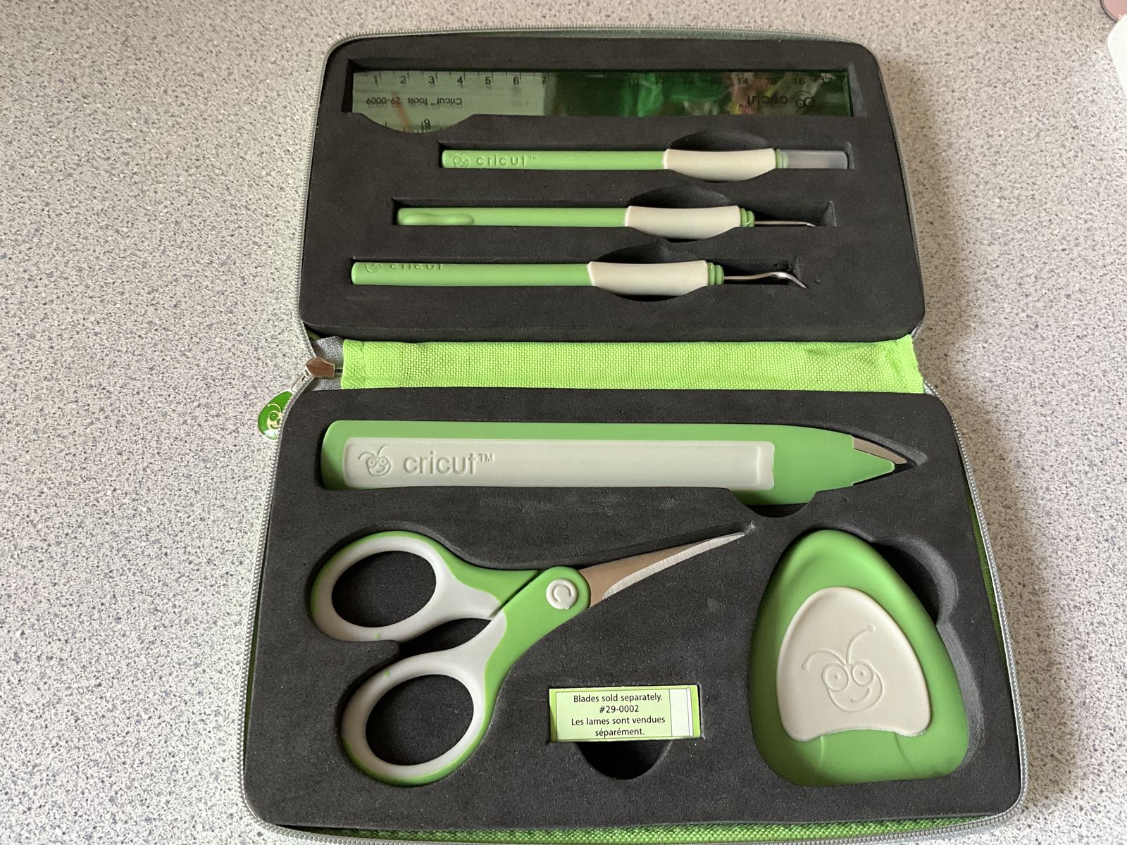 Cricut tool kit with case for crafting