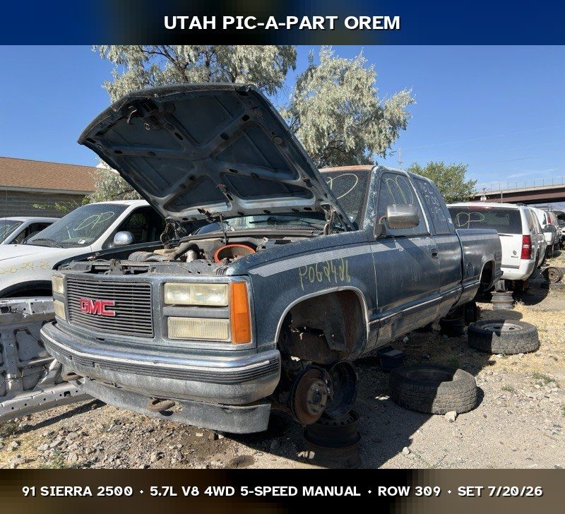1991 GMC Sierra 2500 Parts - UTPAP Orem