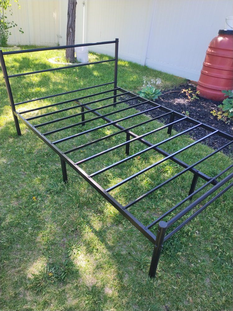 Full size metal bed frame $45 (OBO)