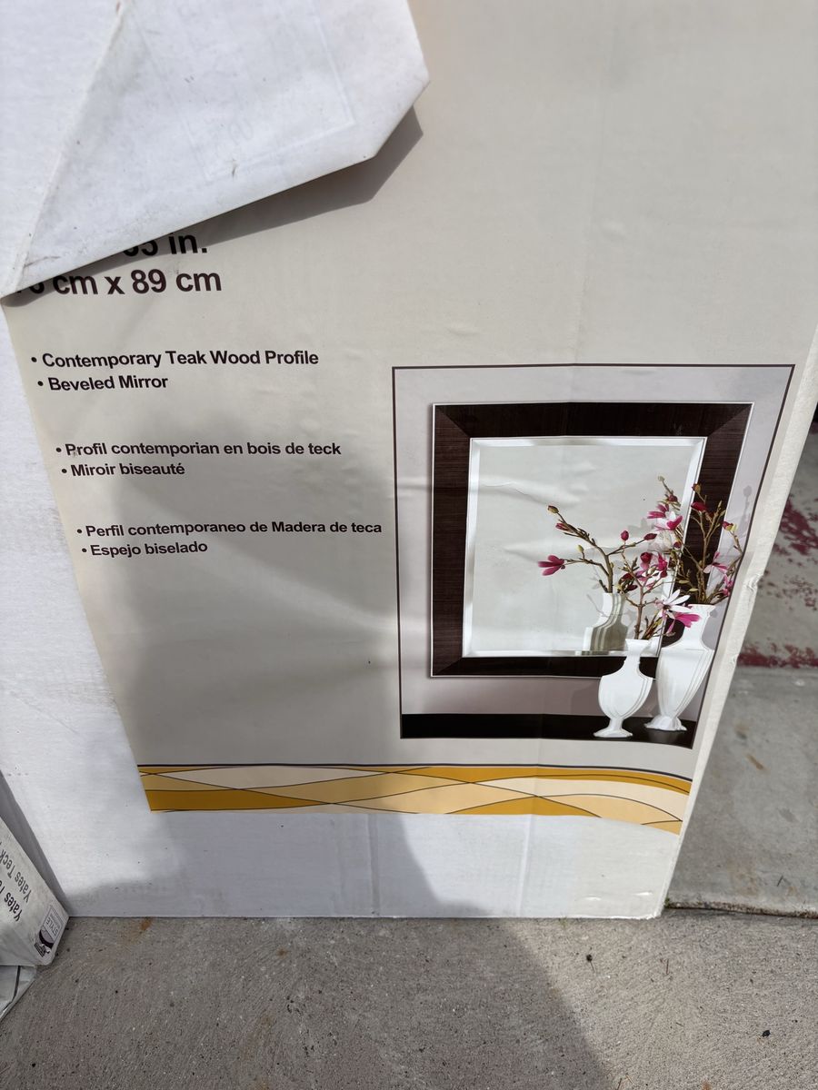 NIB Mirror 29 x 35 Two Available