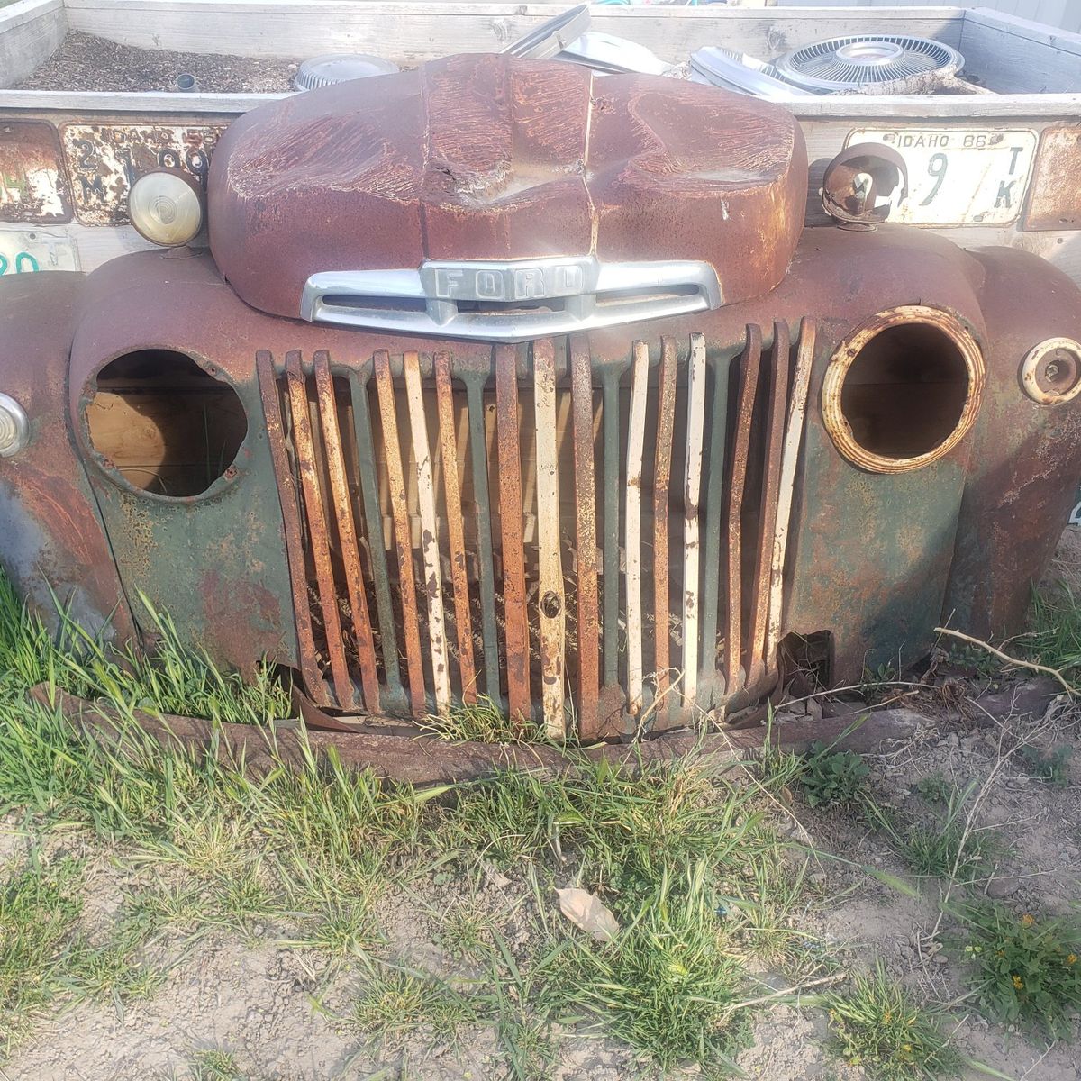 47 Ford truck grill