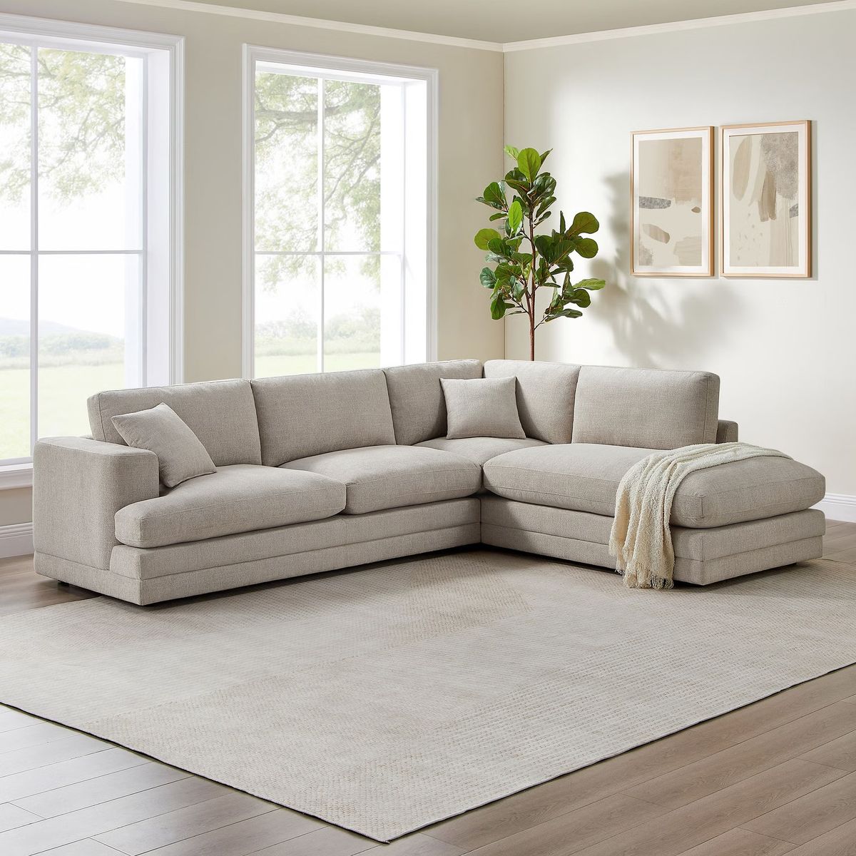 LABOR DAY SALE — DERRY FABRIC SECTIONAL — ONLY $1,199!
