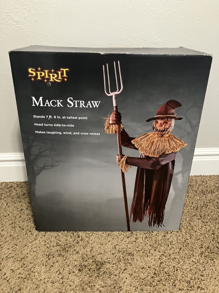 Spirit Halloween Scarecrow Animatronic, Brand New