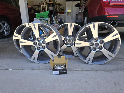 4 Wheels for (2005-2010 ?) Pontiac Vibe 5Lug 18inch 5327 Alloy Rim Gunmetal 5x114.3