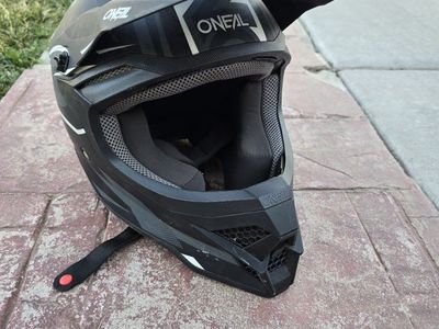 O'Neal 3SRS Motocross Helmet Black DOT / ECE Approved Off-Road Dirt Bike