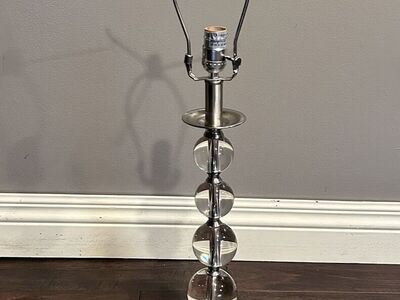 Glass Ball Table Lamp