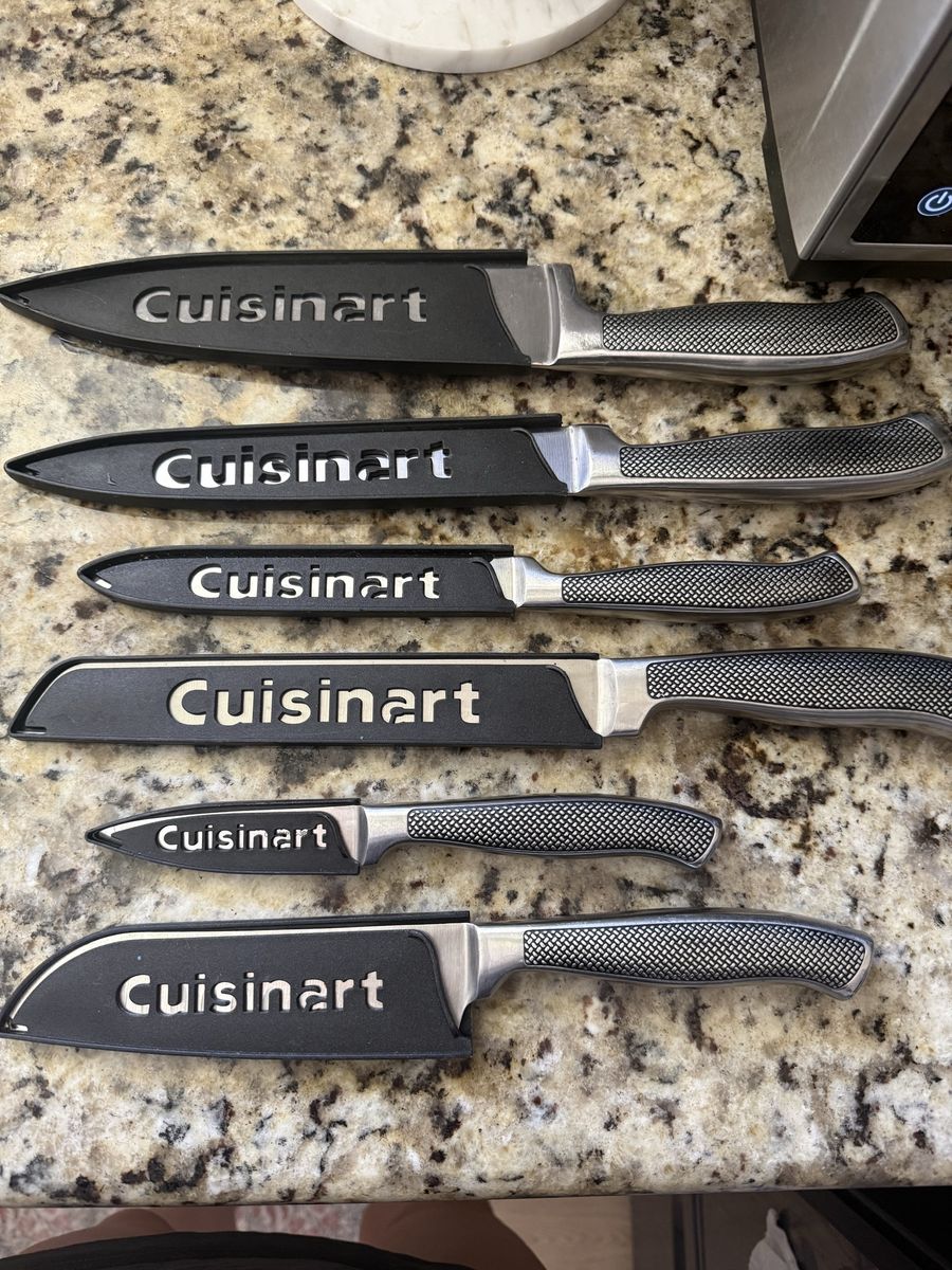 Cuisinart 6-Piece Knife Set with Blade Guards - Various Sizes