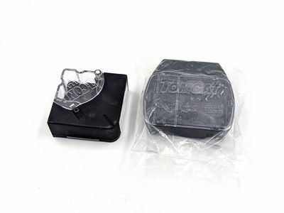 Tomact Plastic Rat Mouse Trap Black and Clear Bate Trap Set of 2