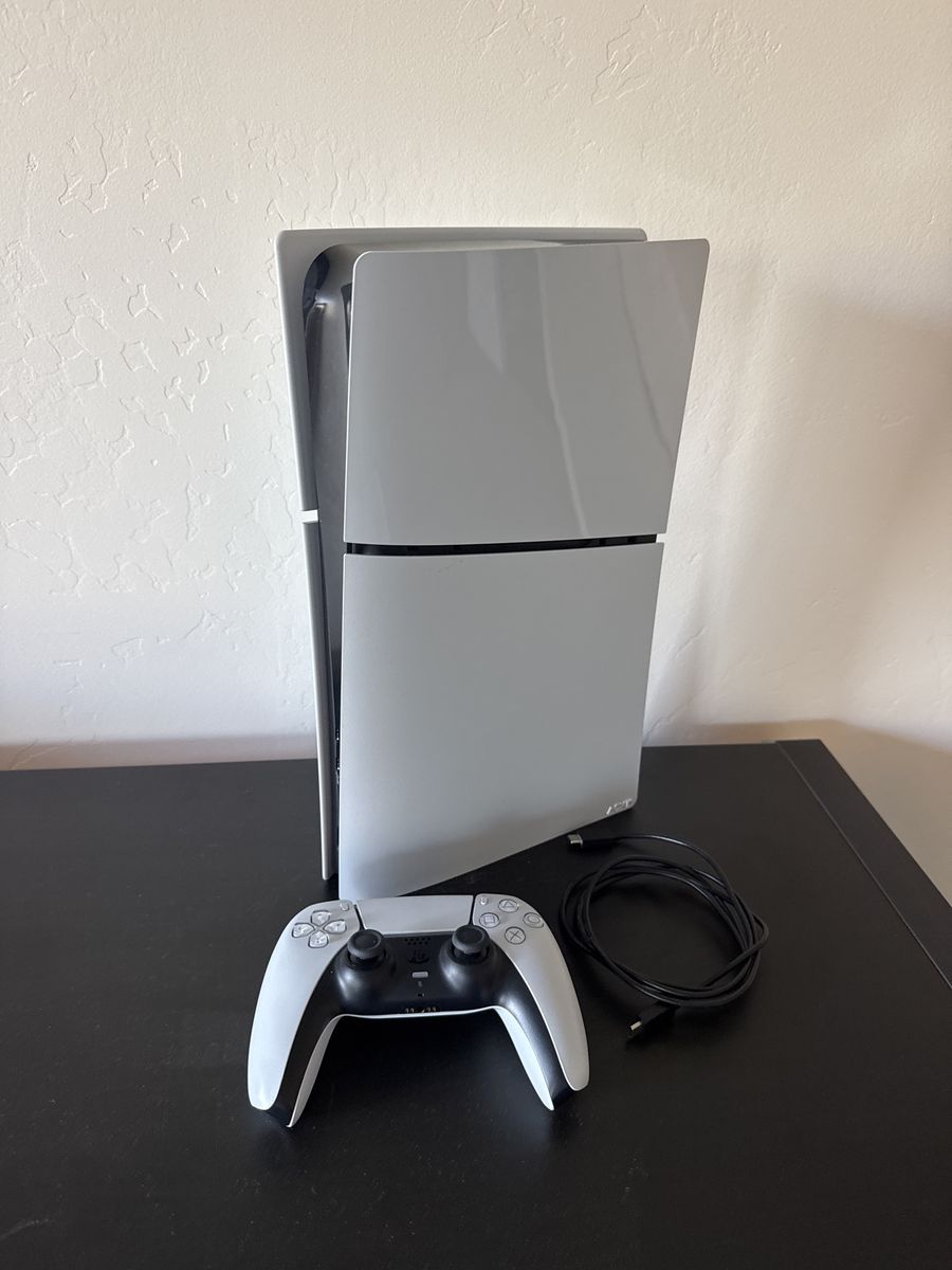 PlayStation 5 Console with Controller.