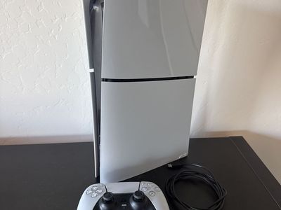 PlayStation 5 Console with Controller.