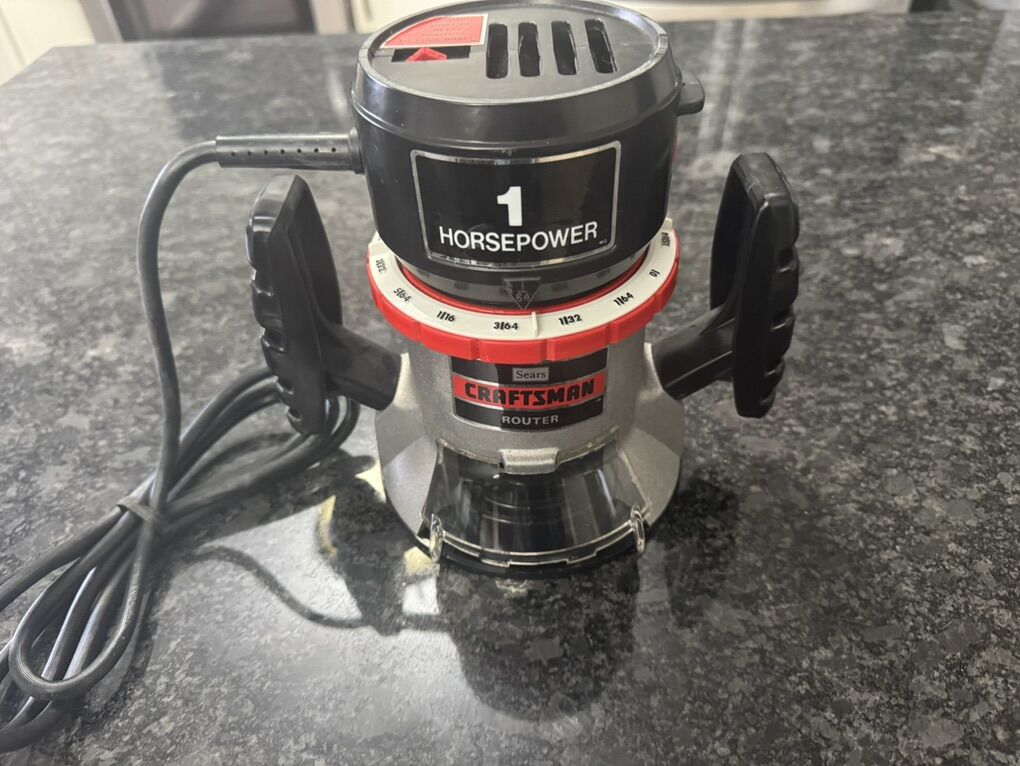 Craftsman 1HP Router, NEW/Never Used-Classic Model