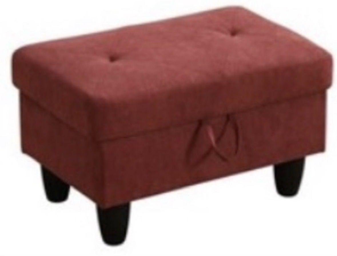 Brand new Ainehome red sofa ottoman with storage