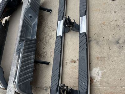 OEM Ford Chrome Running Boards & Rear Bumper Assembly Set