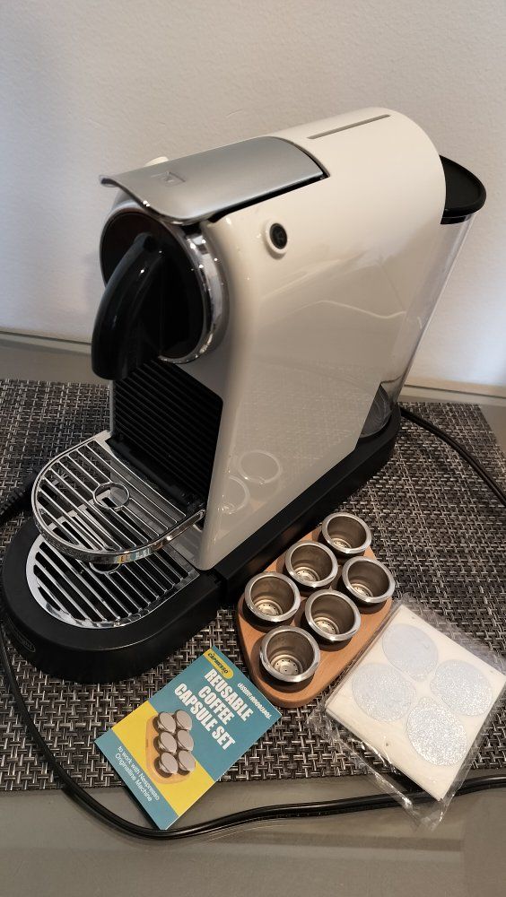 Espresso machine nescafe with refill pods