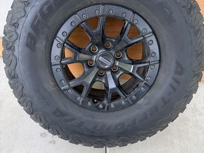 BFGoodrich All-Terrain T/A KO2 Tire on Ford Black Wheel Rim