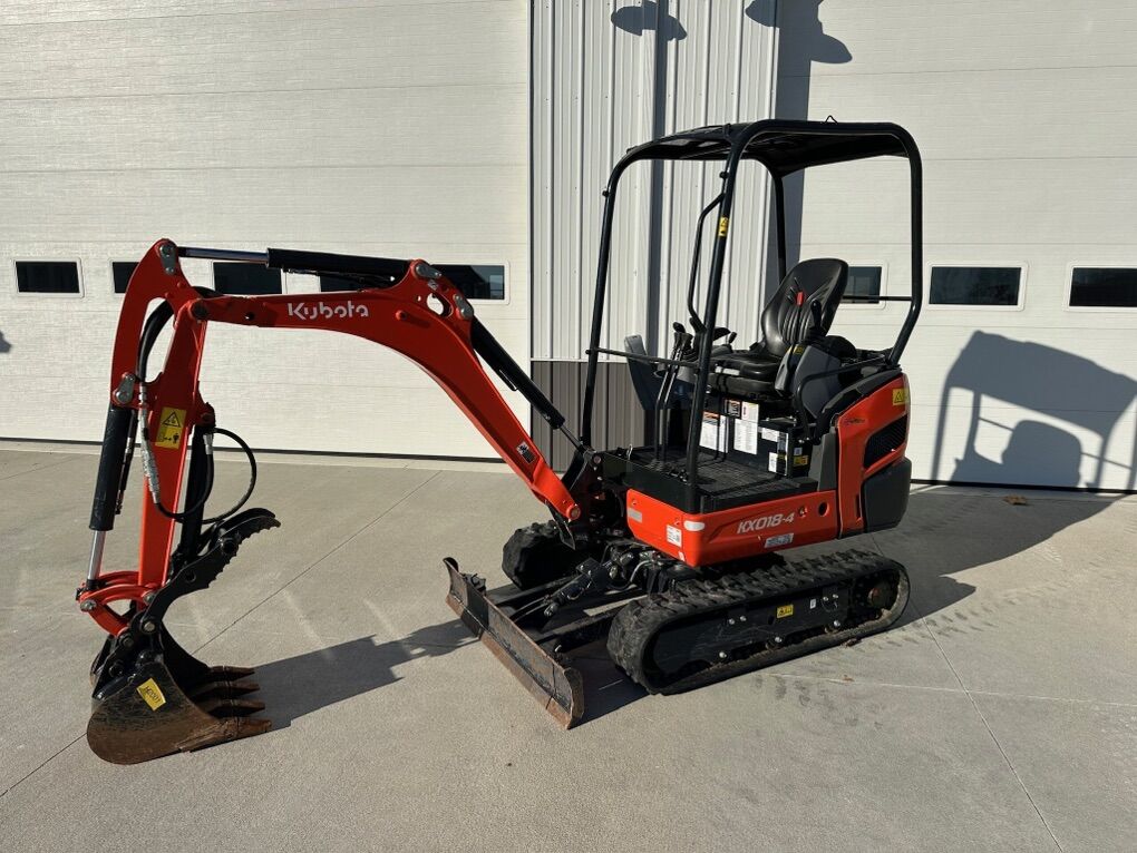 Mini Excavator For Rent: Kubota Kx018-4