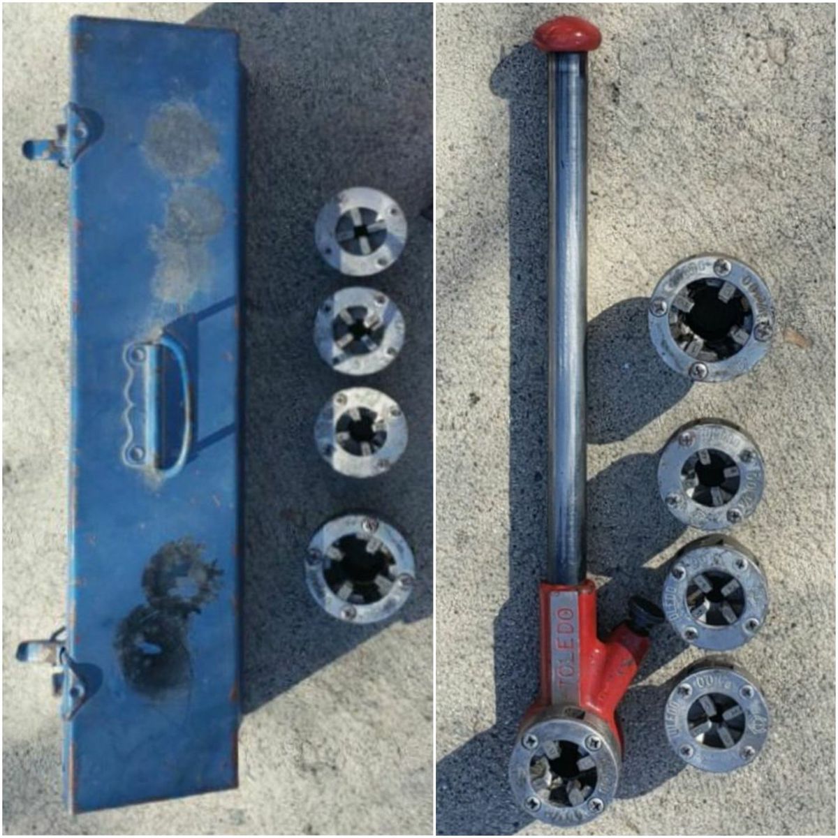 TOLEDO PIPE THREADER SET