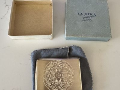 Vintage 925 sterling cig case