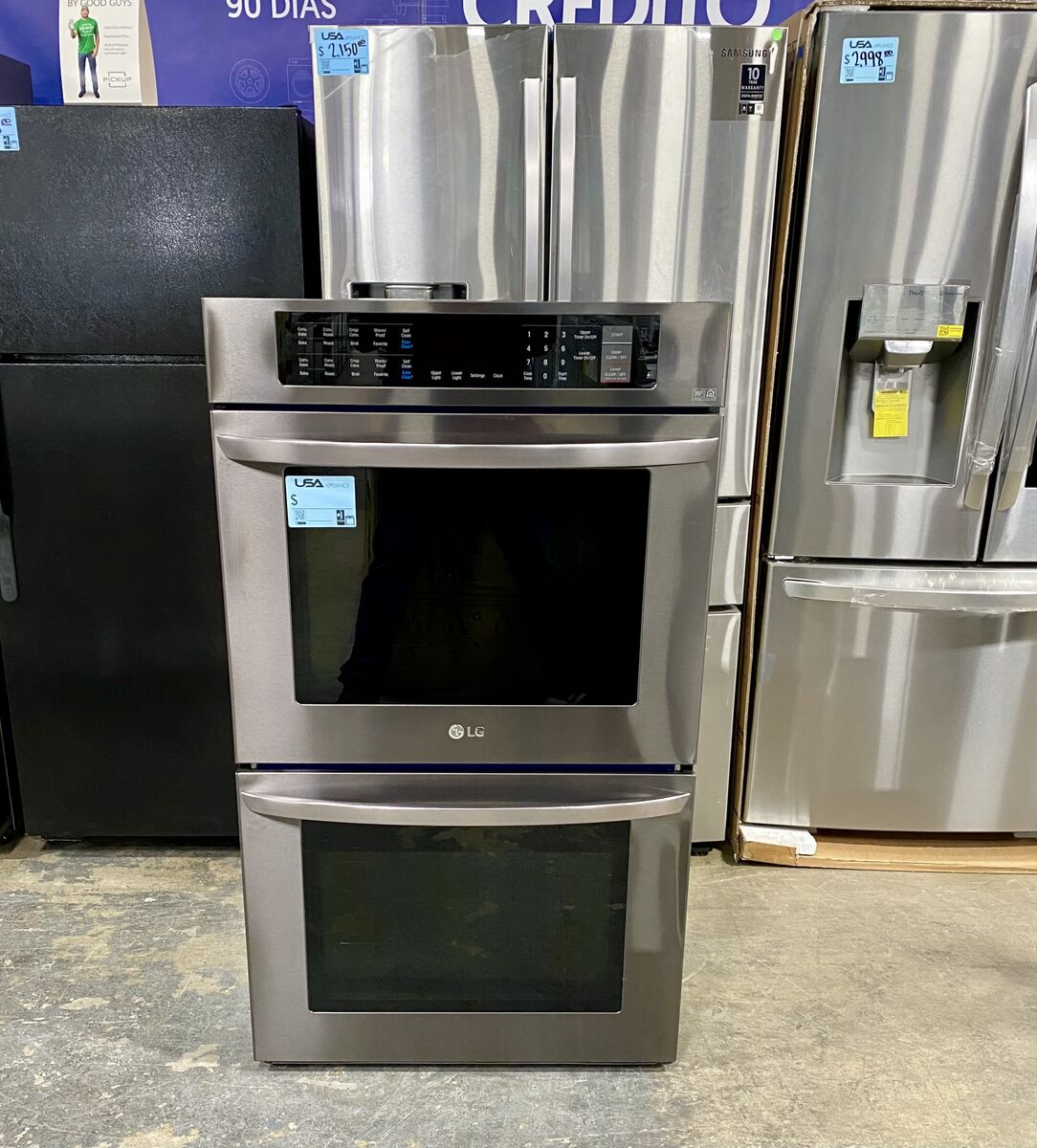 LG ELECTRIC DOUBLE WALL OVEN WITH CONVECTION