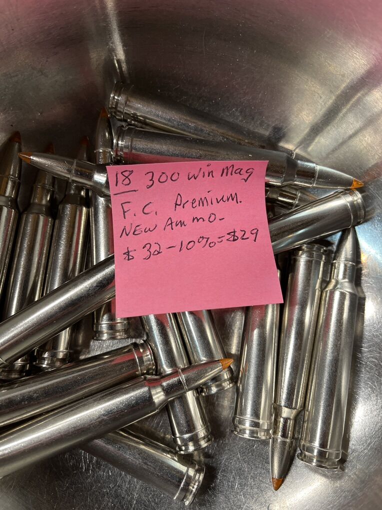 300 Win Mag Ammo. 25 Rounds.
