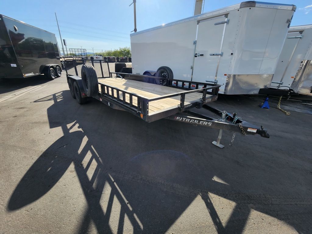 2024 PJ Trailers USED 7X20 UL 7K ATV Utility Trail