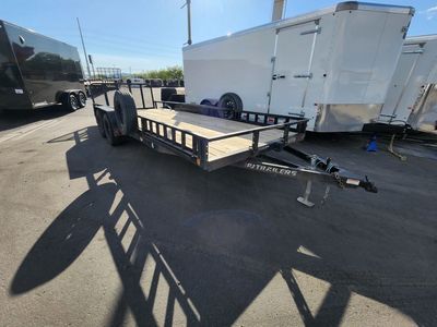 2024 PJ Trailers USED 7X20 UL 7K ATV Utility Trail