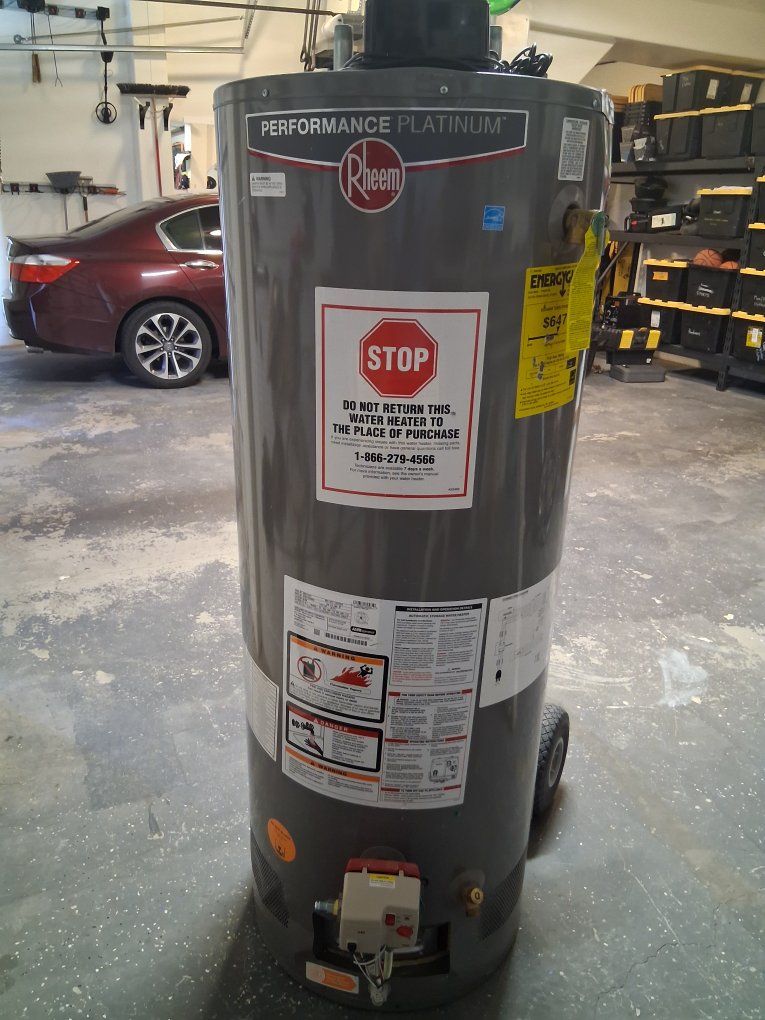 Rheem Performance Platinum 50 Gallon Propane Water Heater