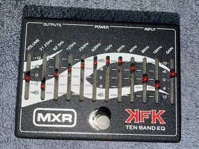MXR KFK-1 Kerry King Ten Band EQ Guitar Pedal - Rare & Brand New