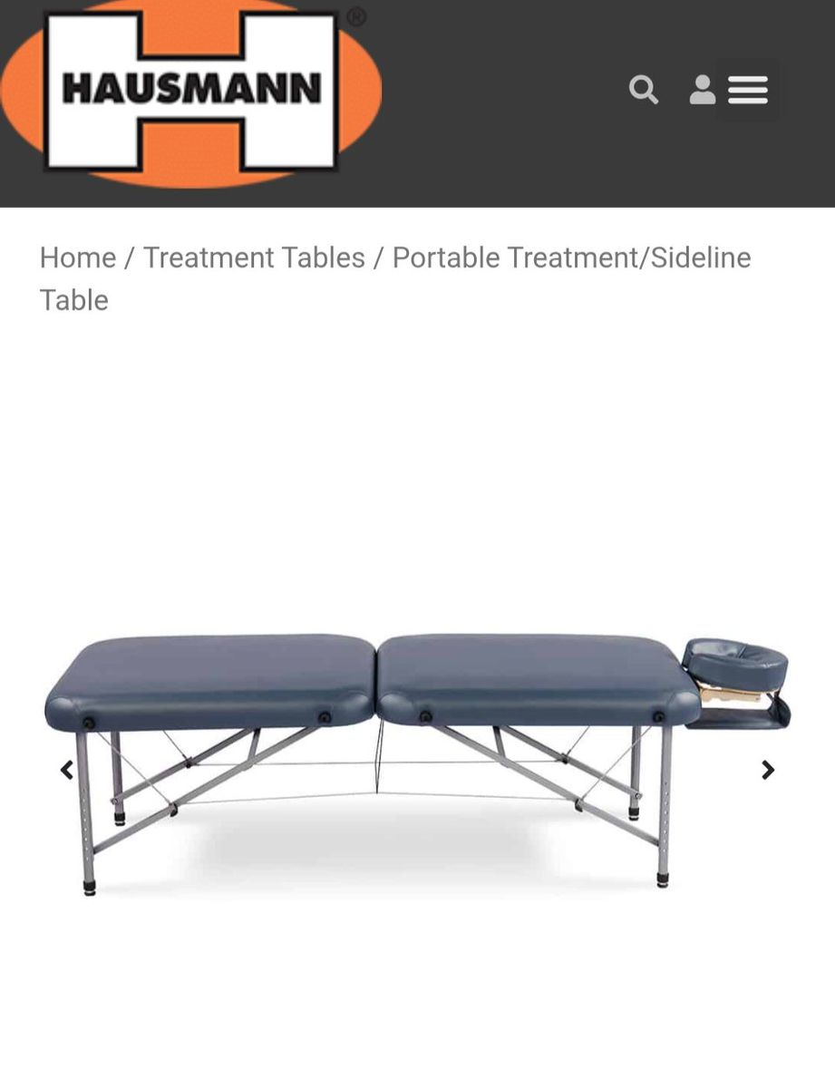 Hausmann Professional Portable Massage Treatment/Sideline Table