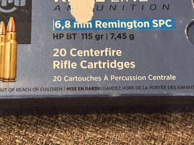 Rifle Line Ammo 6,8 Remmington Spc 20ct Centerfire