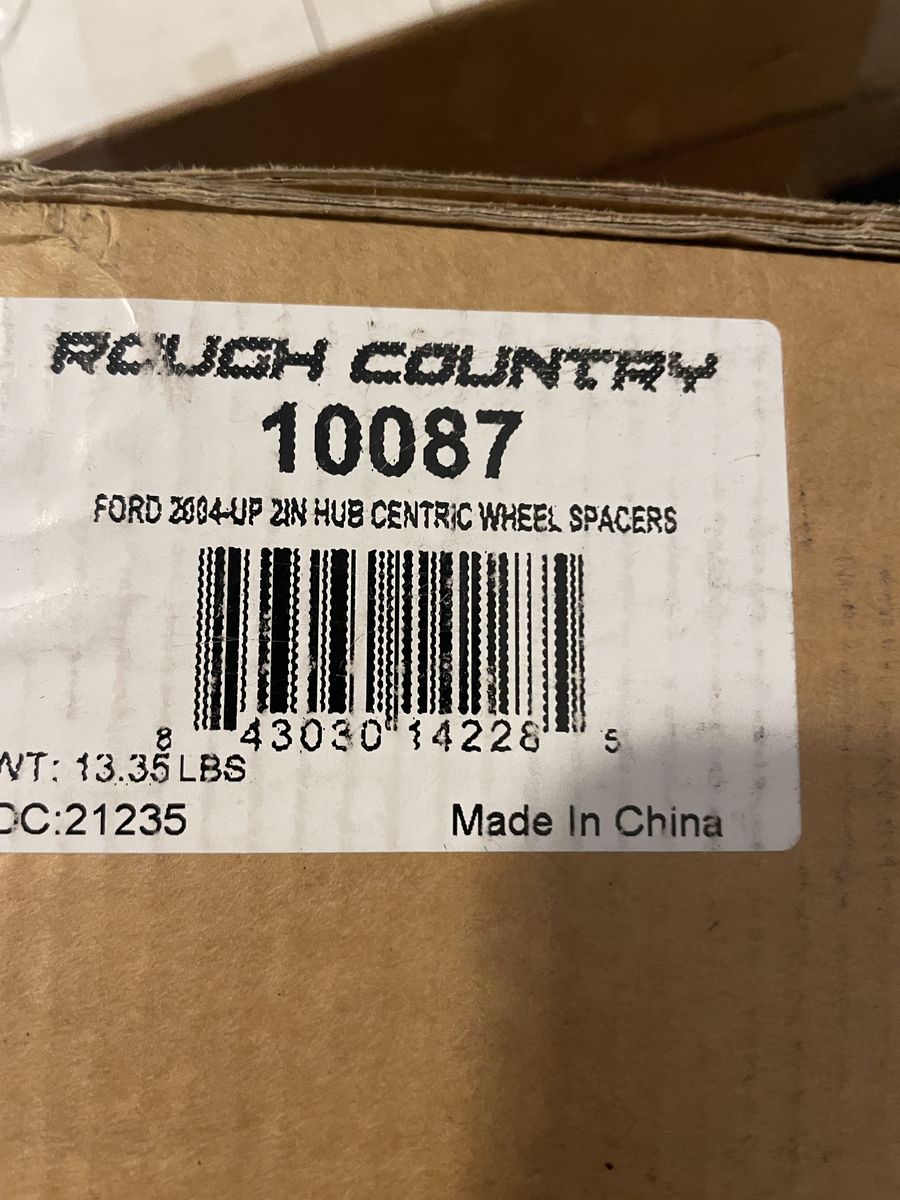 Set Of Spacers for An F150 Or Same Pattern