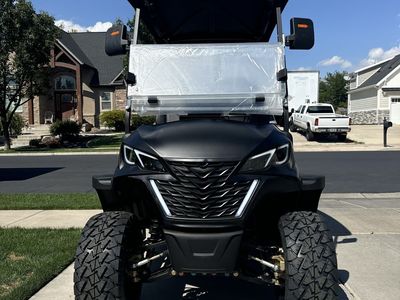 New Matte Black Rokkor Golf Cart w/Heated Seats & Apple Car Play