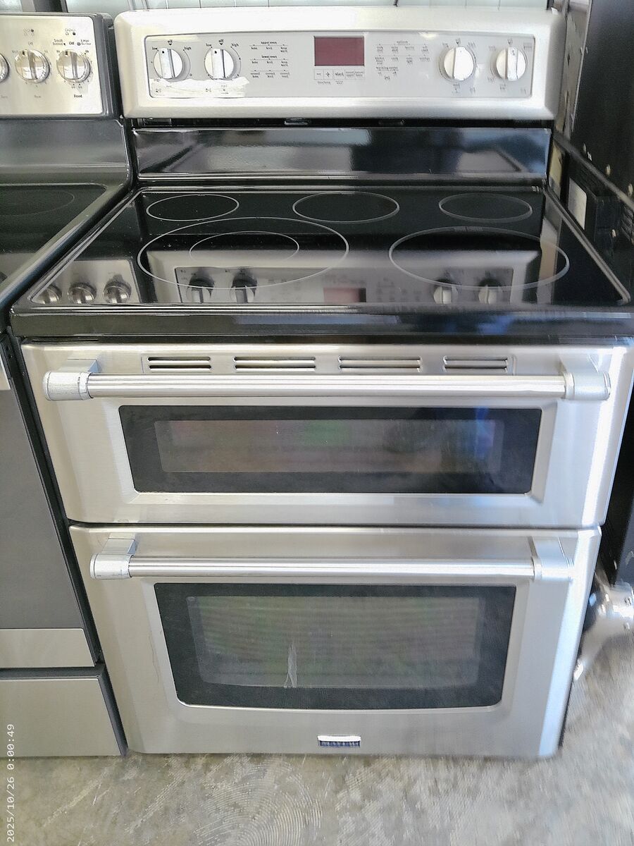 Stainless Steel Double Oven Range~90 Day Guarantee