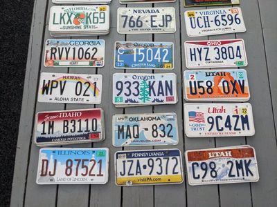 License Plates - Various States!