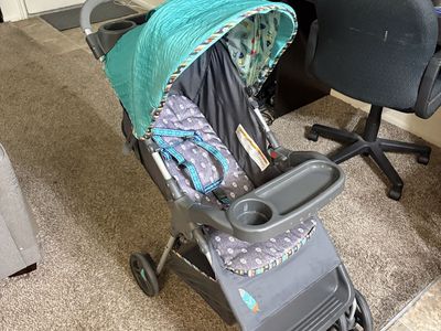 Baby Stroller with Canopy & Parent Tray – Good Condition