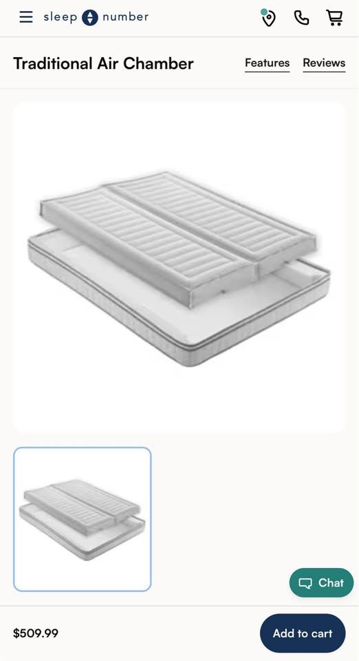 Split queen air chambers